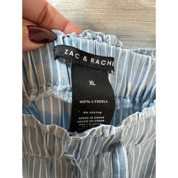 Zac & Rachel Pull on Wide Leg Crop Pant‎ with Drawstring Waist XL - Picture 6 of 7